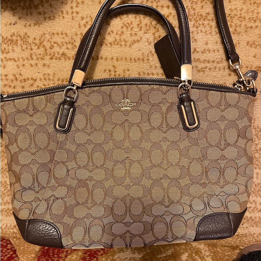 Coach Signature Jacquard bag